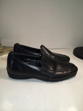 Mephisto Edlef Cool Air Black Leather Casual Loafers Shoes Men's sz 8.